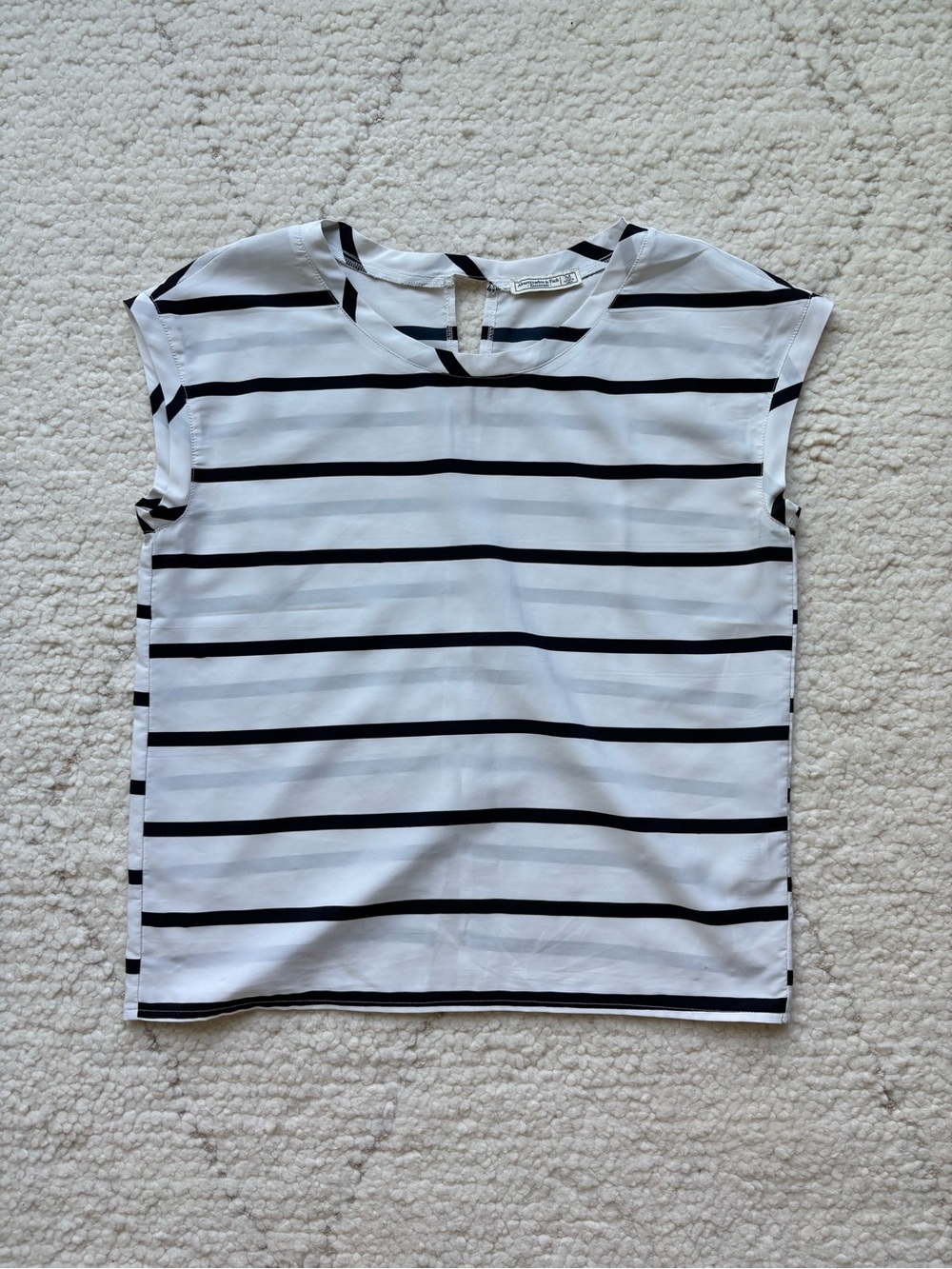 Abercrombie & Fitch Striped Short Sleeve Top